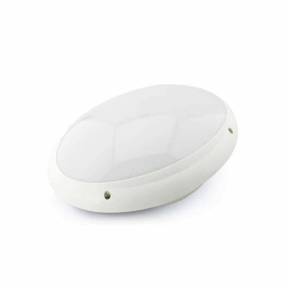 Horoz Aqua Oval Light Fitting with E27 Socket IP65 - White