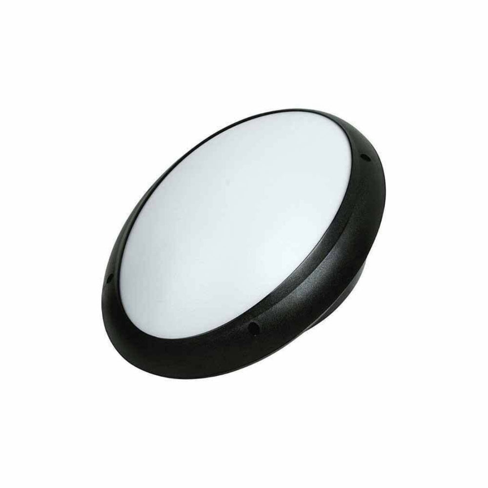 Horoz Aqua Oval Light Fitting with E27 Socket IP65 - Black