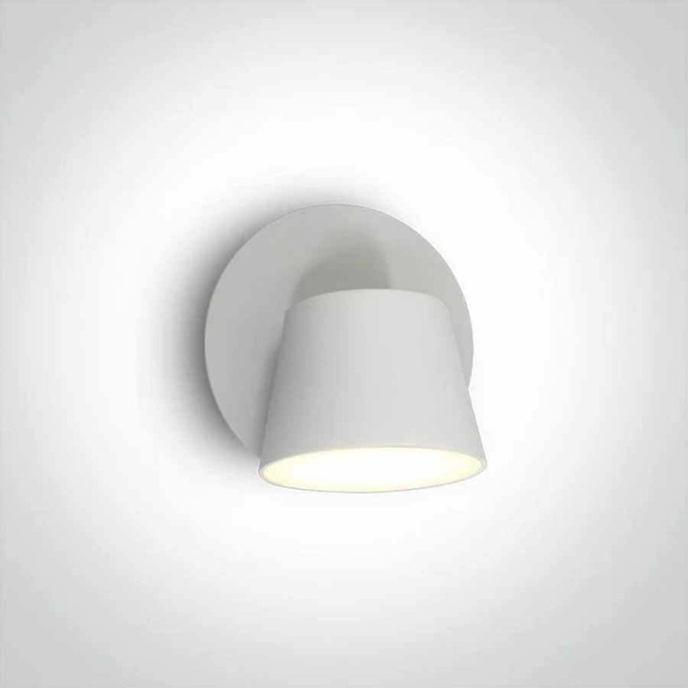 Onelight Wall Spot Light Fitting 6W 2700K - White