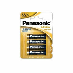 Panasonic AA Alkaline Power 4Pk Batteries