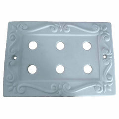 Vent 6 Holes Design White Clay