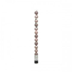 Decoris Shatterproof Baubles Tube of 14 Pieces 3cm - Blush Pink