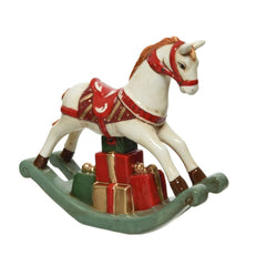 Decoris Dolomite Rocking Horse 20cm