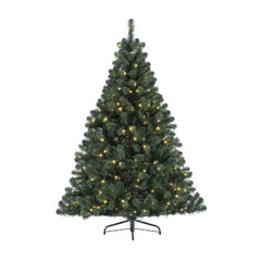 Everlands Pre-Lit Green Imperial Pine 210cm x Dia137cm - Warm White