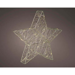 Lumineo BO Micro-Led Wire Star 30cm - Warm White