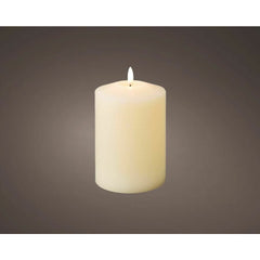 Lumineo Led Wick Church Wax Candle 16.5 x 10cm - Ivory