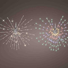 TRANSPARENT/WARM WHITE LED POLESTAR LIGHTS 5 FUNCTION FLOW EFFECT BO OUTDOOR DIA45.00CM-60L