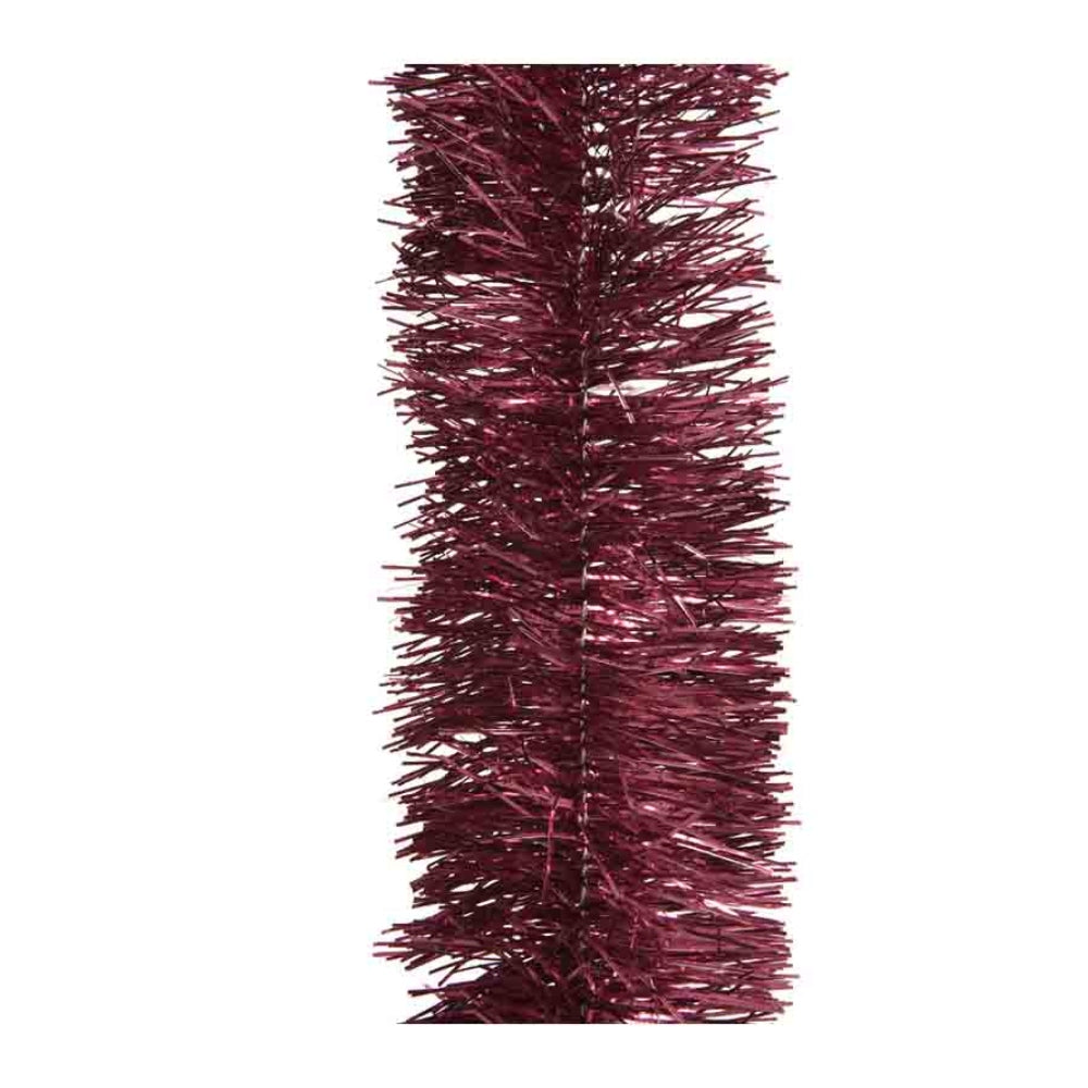 Decoris Tinsel Garland Shiny 7 x 270cm - Magnolia