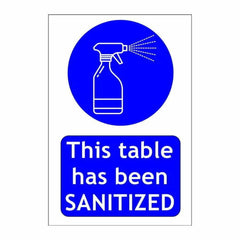 SANITIZED TABLE - 1PKT (10PCS)