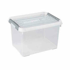 Curver Handy Storage Box 20L with Lid - Transparent