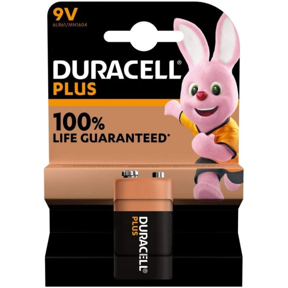 Duracell Plus Alkaline Battery 9V