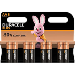 Duracell Plus AA Batteries - Pack of 8