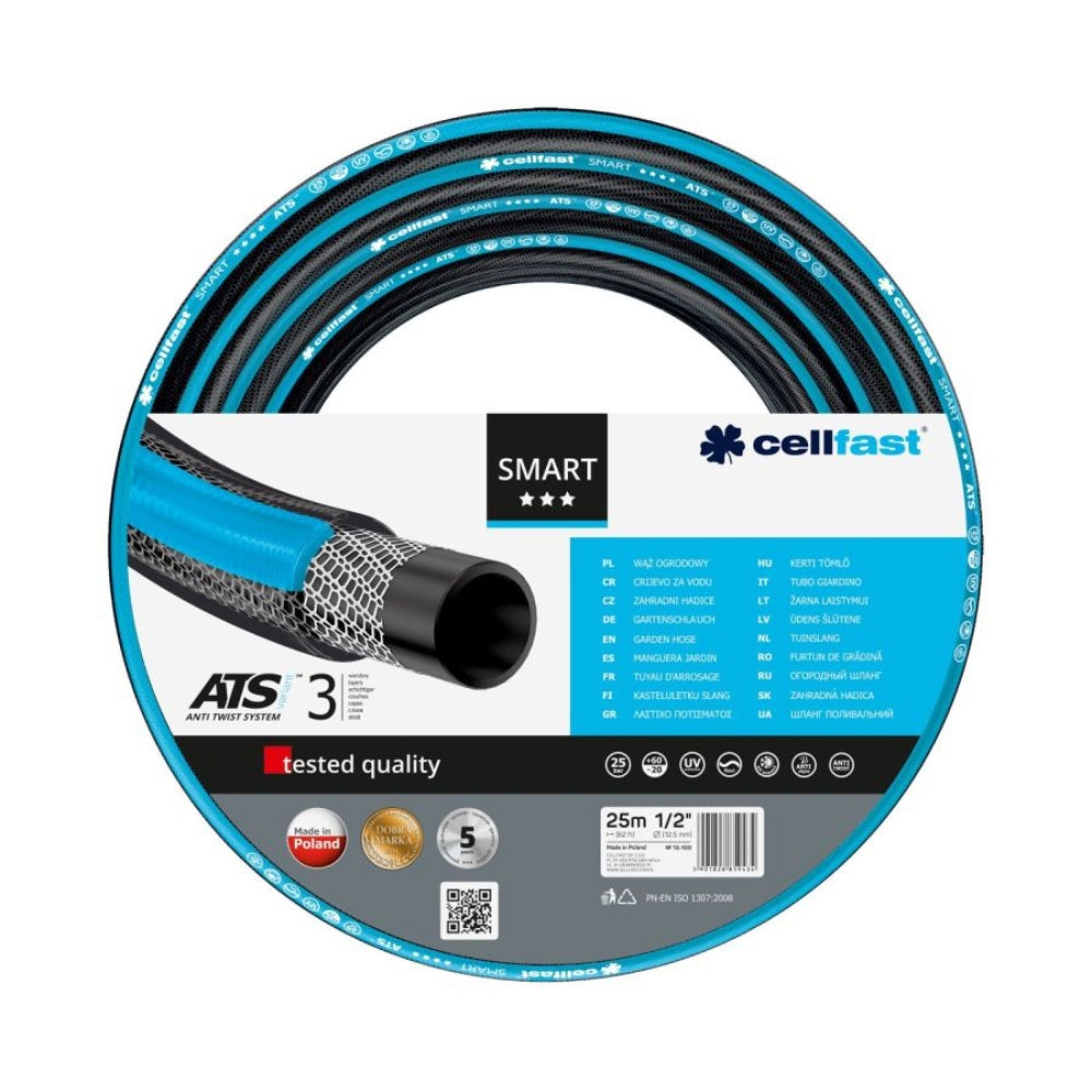 Cellfast Smart ATSV Variant™ Garden Hose 1/2'' 25m