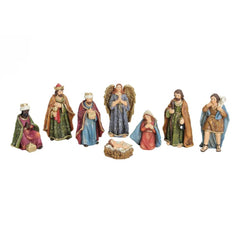 Polyresin Nativity Set of 8 Pieces 11cm