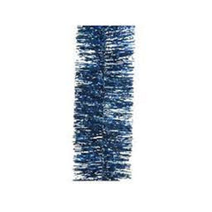 Decoris Tinsel Garland 7.5 x 270cm - Night Blue