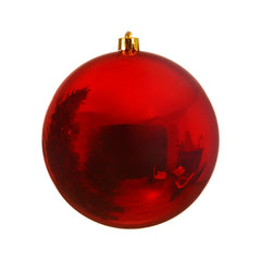 Decoris Shatterproof Bauble 14cm - Christmas Red