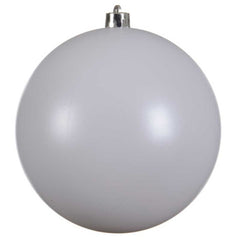 Decoris Shatterproof Bauble 14cm - Winter White