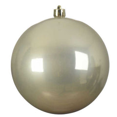 Decoris Shatterproof Bauble 14cm - Pearl