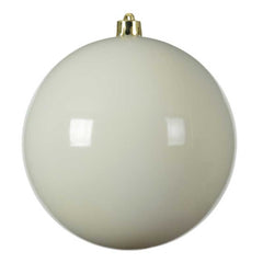 Decoris Shatterproof Bauble 14cm - Wool White