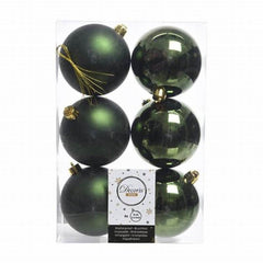 Decoris Shatterproof Bauble 20cm - Pine Green