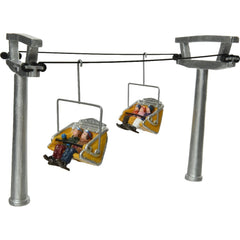 Lumineo Village Polyresin Ski Lift Decorative Figure 2 x 11 x 23cm