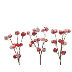 Everlands Frosted Berry Branch 15cm