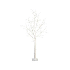 Lumineo 600 Steady Micro-Led Birch Snowy Tree 180cm - Warm White