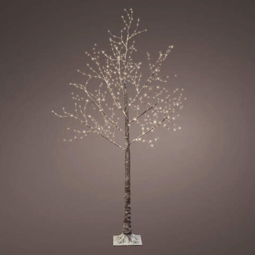 Lumineo Steady Micro-Led 600 Branch Snowy Tree 180cm - Warm White