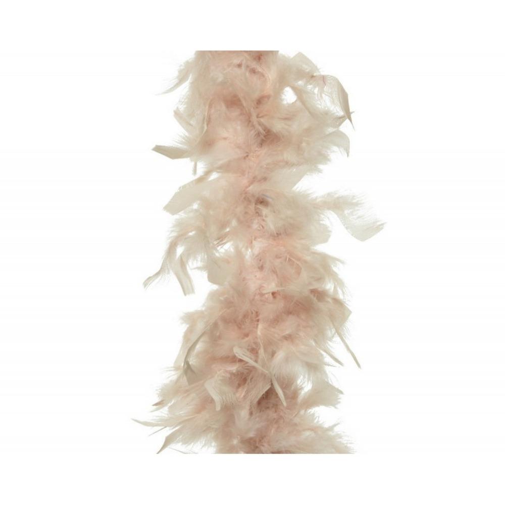 Decoris Feather Boa Garland 10 x 150cm - Pearl