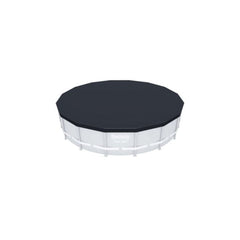 Bestway Flowclear Power Steel Frame Round Pool Cover 488cm - Black