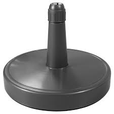 Doppler HDPE Fillable Base for Poles 28 to 65mm 70kg - Anthracite