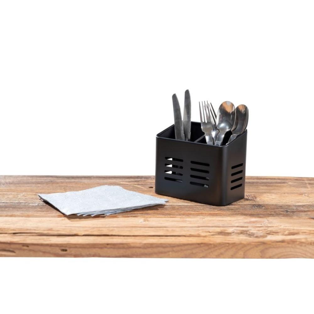 CUTLERY BASKET BACO BLACK BOK