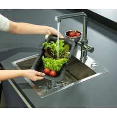 Wenko BOK Sivo Sink Sieve Extendable Black