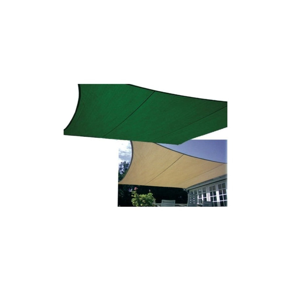 Green Shade Sail 400 x 600cm