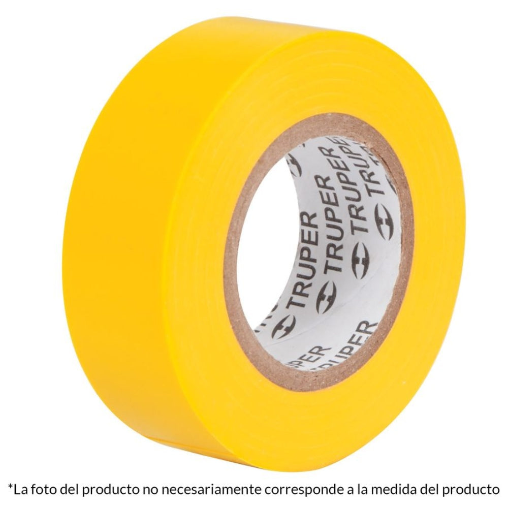 Truper Electrical Tape Yellow 1.9cm X 18m