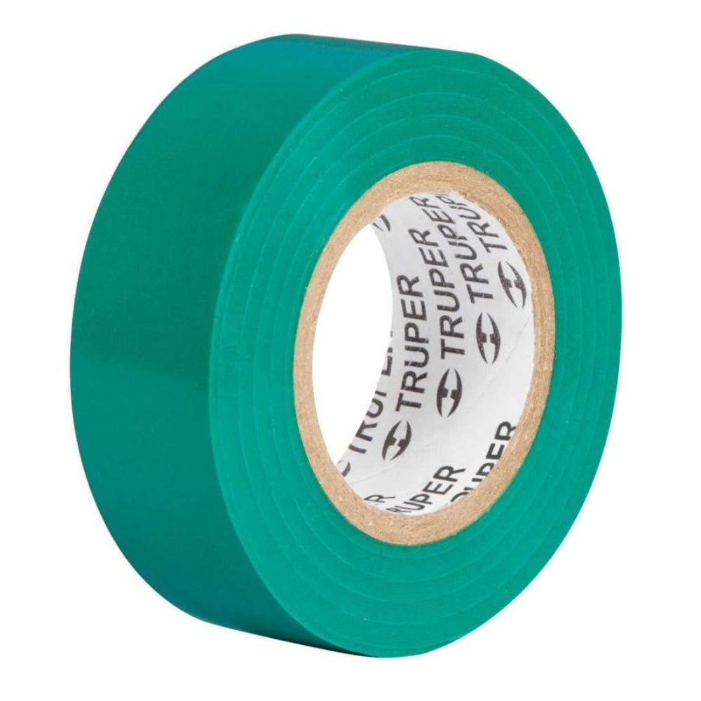 Truper Electrical Tape 1.9cm X 9m - Green