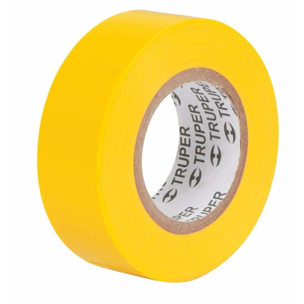 Truper Electrical Tape Yellow 1.9cm X 9m