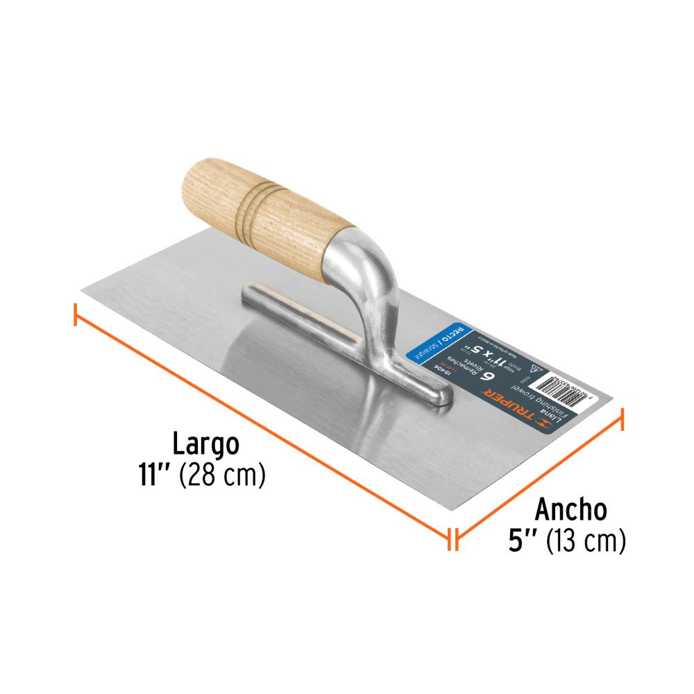 Truper Trowel Wd Fnsh-6L