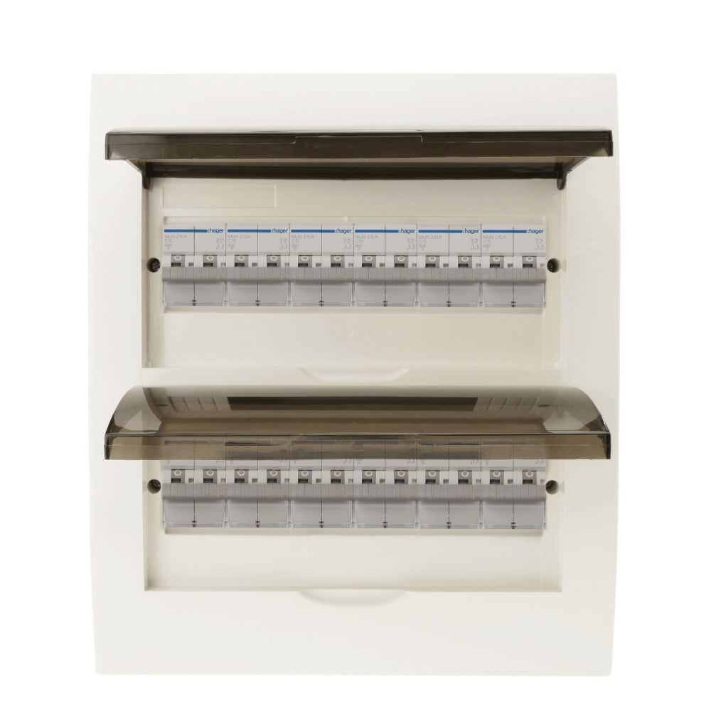 Elettrocanali 24 Module Recessed Distribution Box IP40