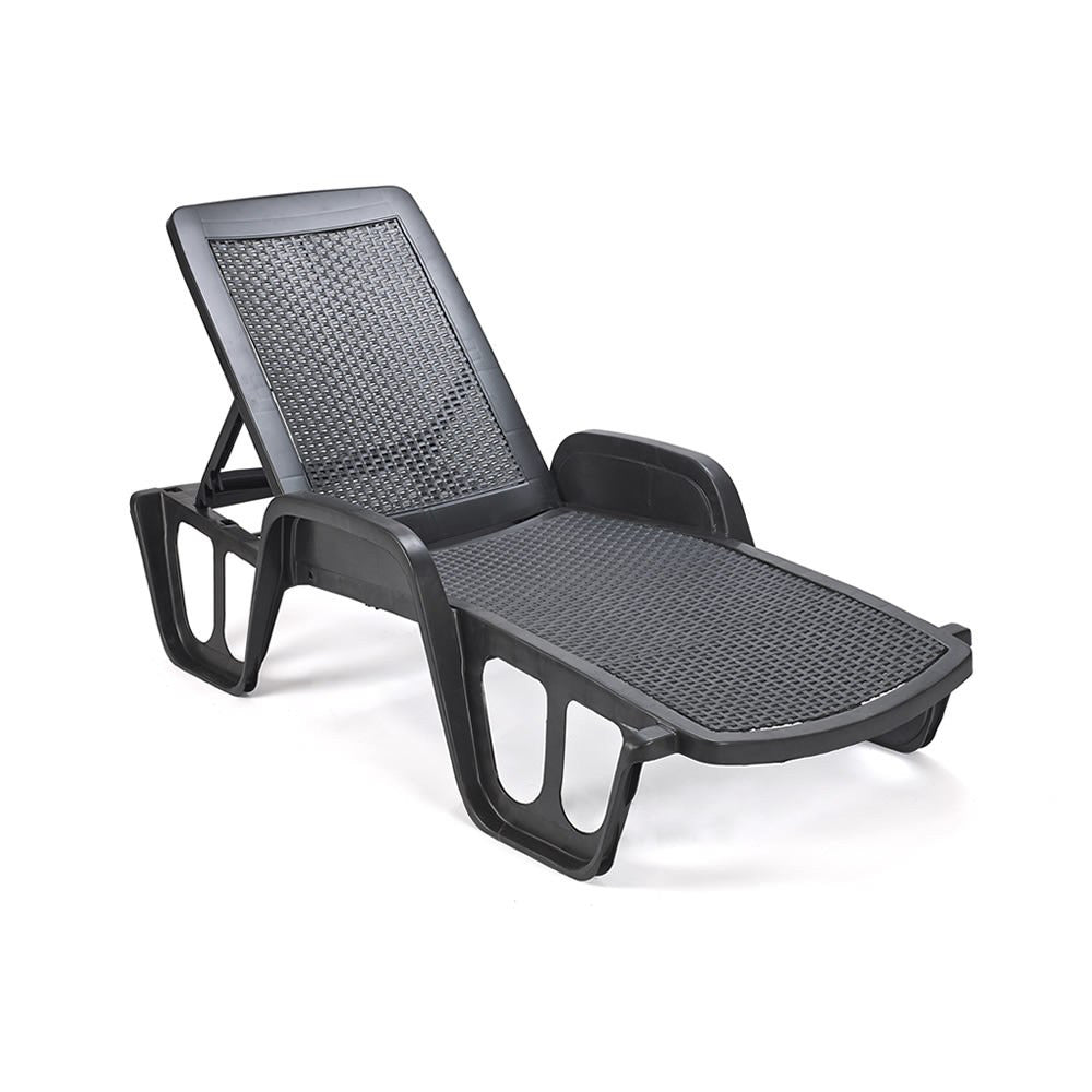 Ipae-Progarden Stackable Pool Sunlounge - Anthracite