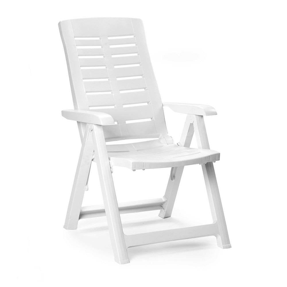 Ipae-Progarden Yuma Multiposition Chair - White