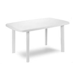 Ipae-Progarden Faro Oval Table 140 x 90 x H72cm - White