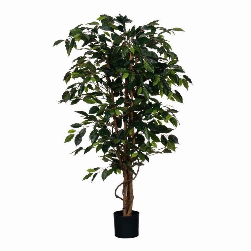 Mica Decorations Ficus Green in Plastic Pot - H150 x D85cm