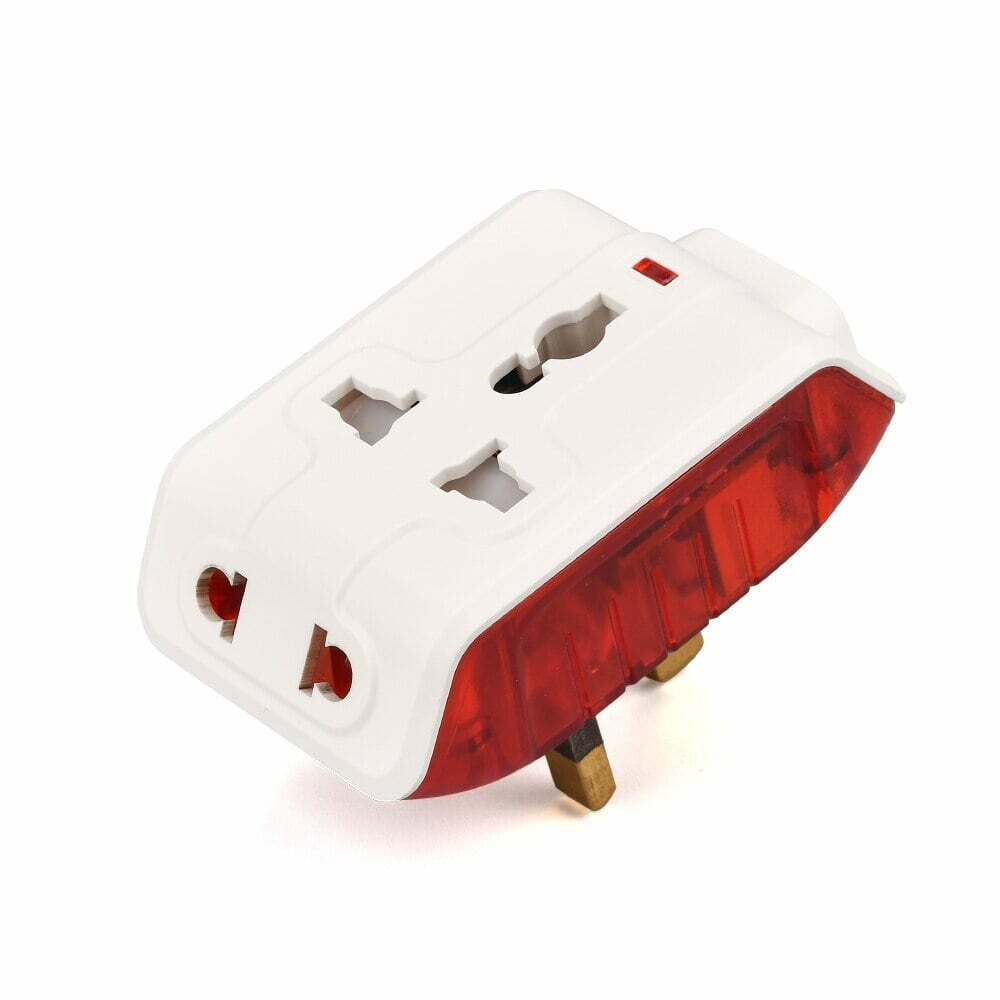 Luce 13A Adapter with 2 USB Socket