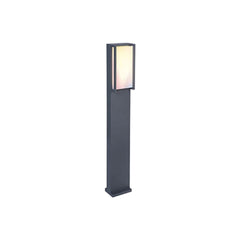 Lutec Qubo Smart Garden Floor Light 16W with Integrated Led 2700K to 6500K and RGB - Dark Grey