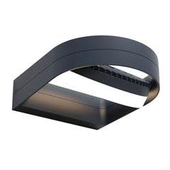 Lutec Fele Wall Light 13.5W with Integrated Led 3000K - Dark Grey