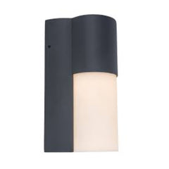 Lutec Urban Wall Light with GU10 Bulb Holder - Dark Grey with Cover