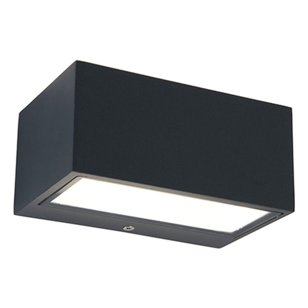 Lutec Gemini Wall Light 10.5W with Integrated Led 4000K - Dark Grey