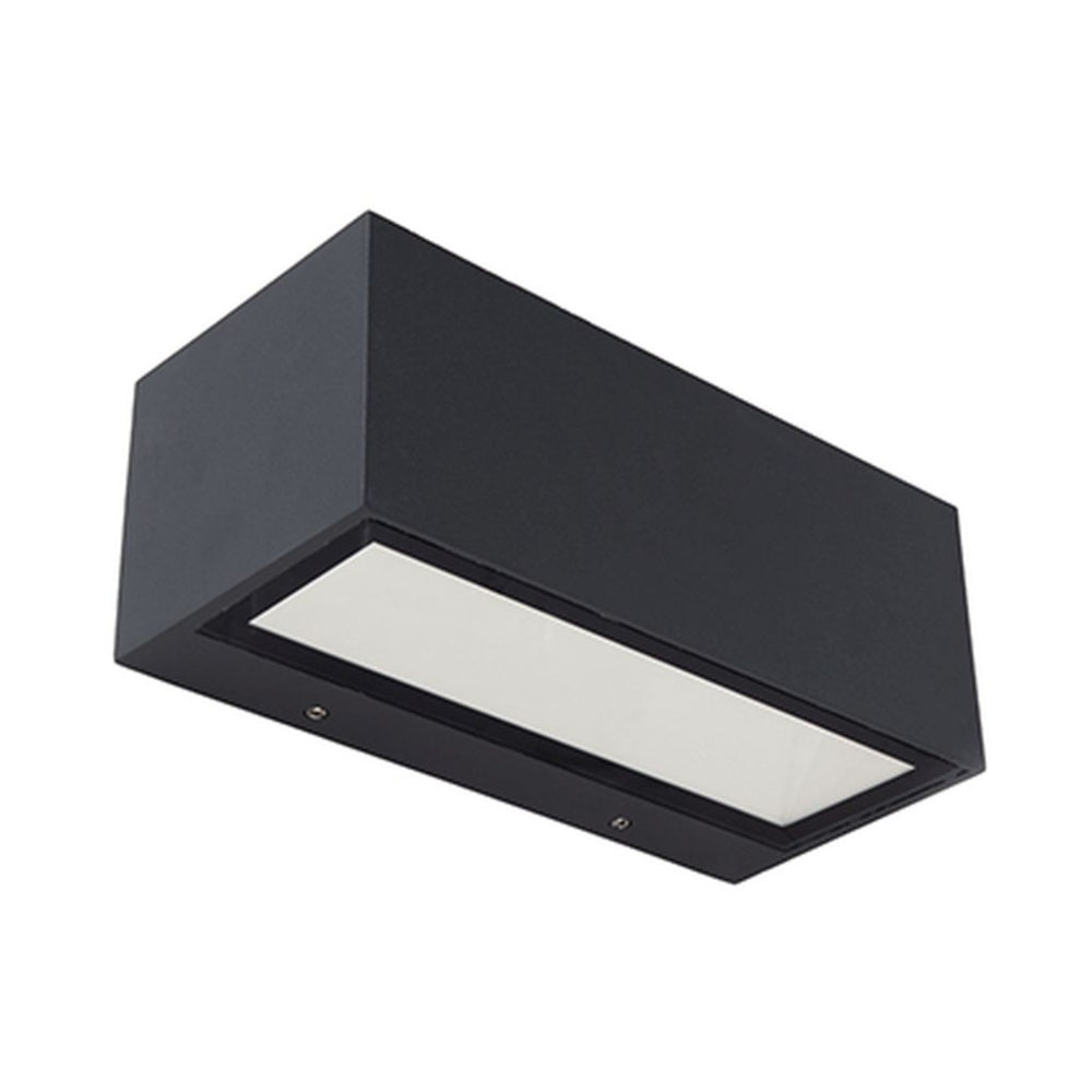 Lutec Gemini Wall Light 21W with Integrated Led 4000K - Dark Grey