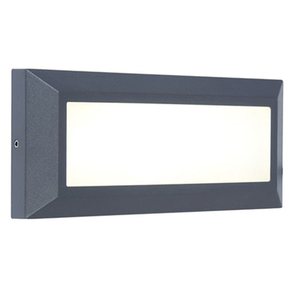 Lutec Helena Wall Light 11W with Integrated Led 4000K - Dark Grey